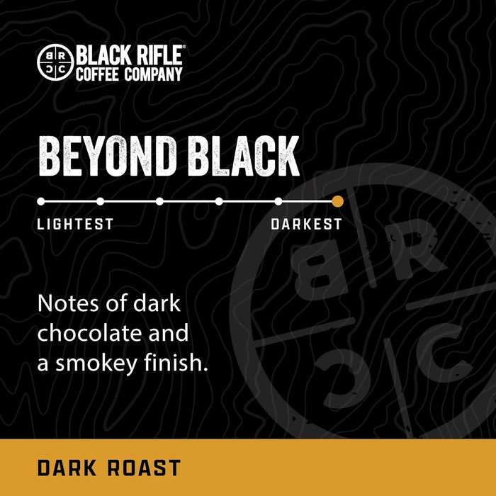 Black Rifle Coffee Company Beyond Black Single Serve Coffee Pods 12 Count