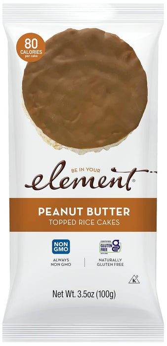 Element  Rice Cake Peanut Bttr Top  3.5 Oz