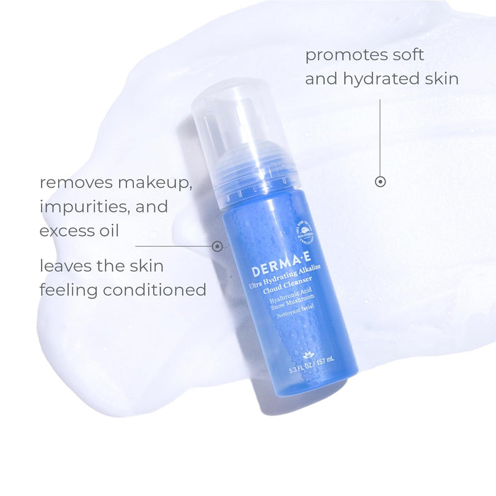 Derma E  Ultra Hydrating Alkaline Cloud Cleanser  1 Each  5.3 Oz