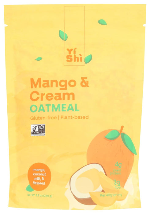 Yishi Oatmeal Mango Cream 8.5 OZ