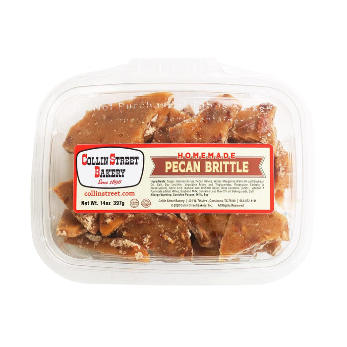 Collin Street Bakery Homestyle Texas Pecan Brittle 14 OZ