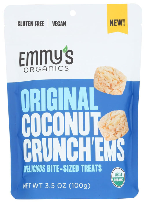 EMMYS Organic Original Coconut Crunch'ems 3.5 OZ