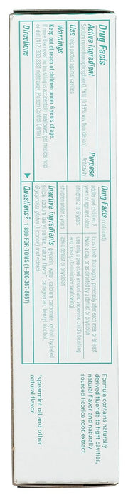 Toms of Maine Wicked Fresh Spearmint Ice AC Toothpaste 4 OZ