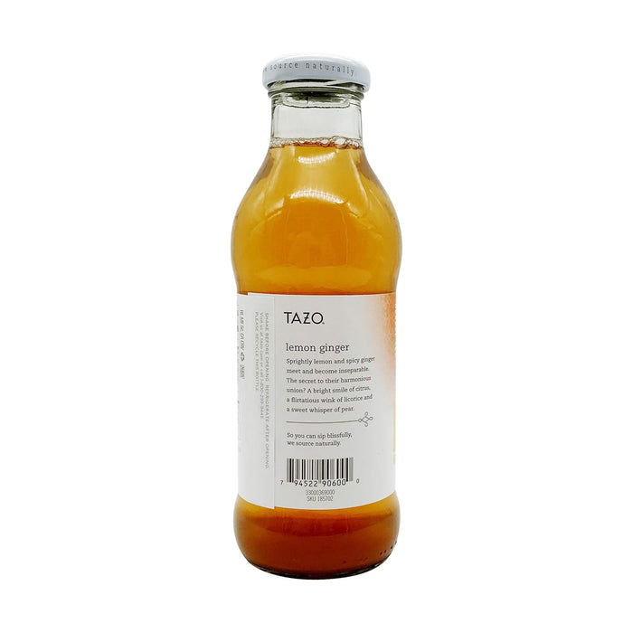 Tazo  Organic Lemon Ginger Herbal Tea Juice Blend  13.8 Fl Oz