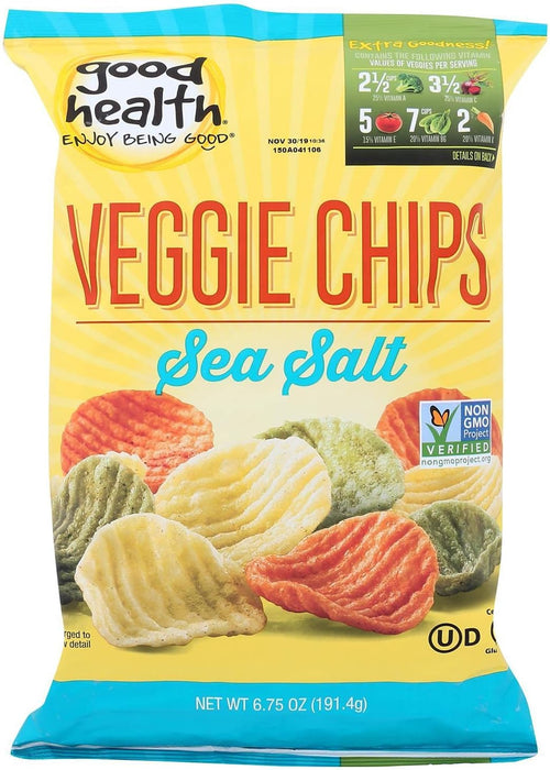 Good Health Natural Foods  Veggie Chips Sea Salt  6.25 Oz