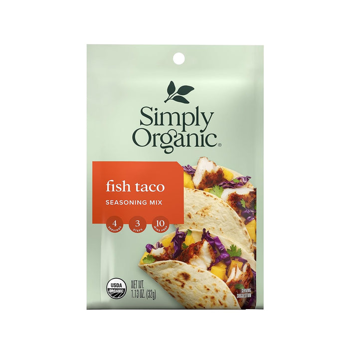 Simply Organic  Seasoning Mix Fish Taco  1.13 Oz