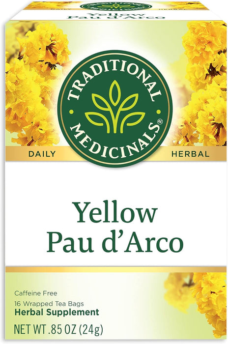 Traditional Medicinals  Pau D'Arco Herbal Tea  Tea Bags  16 Bag