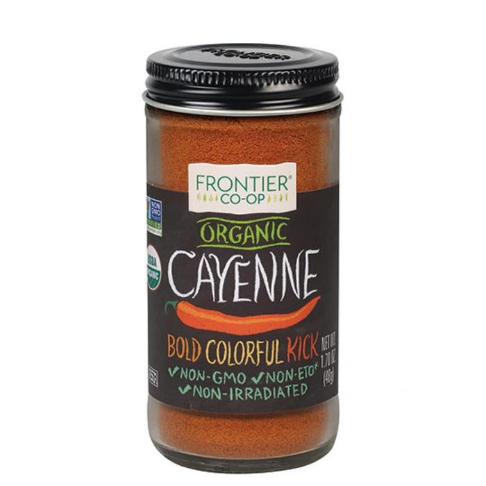 Frontier Nat Prod Co-Op  Cayenne Organic Ground Hu  1 Each  1.7 Oz