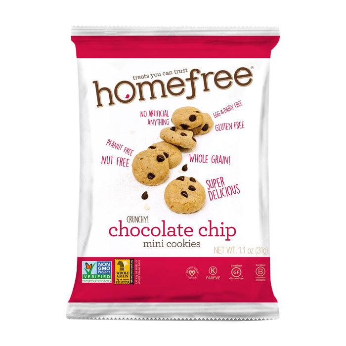 Home Free  Mini Cookies Chocolate Chip  1.1 Oz