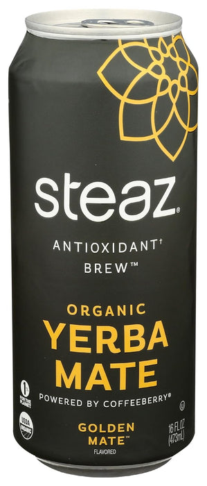 Steaz   Organic Yerba Mate Gold Mate  16  Fl Oz