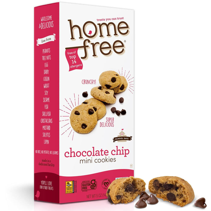 Home Free  Gluten Free Mini Cookies Chocolate Chip  5 Oz