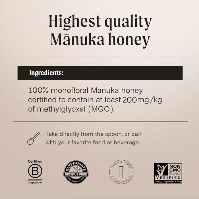 200+ Mgo Manuka Honey 12.7 Oz