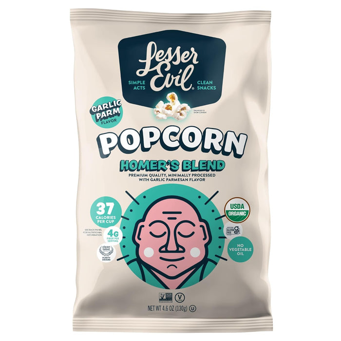 Lesser Evil Pcorn Og2 Homers Blend 4.6 OZ