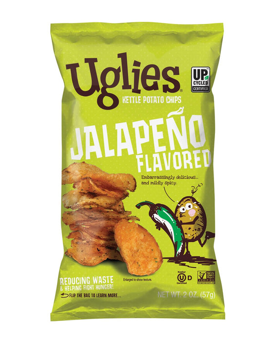 Uglies Pot Chips Jalapeno Kettle 2 OZ