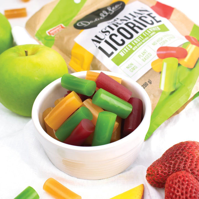 Darrell Lea  Soft Australian Licorice Mixed Fruit Flavors   7 oz