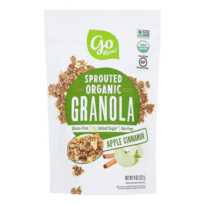 Go Raw  Organic Sprouted Apple Cinnamon Granola   8 Oz