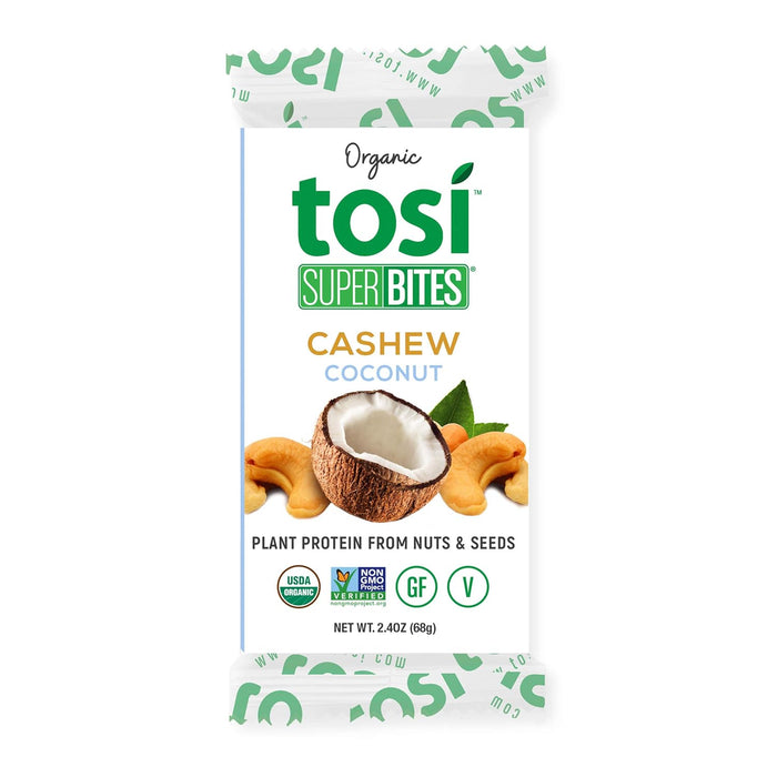 Tosi  Organic Superbites Cashew Coconut   4 Oz