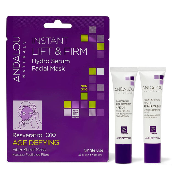 Andalou Naturals Age Defying Hydro Serum Day Night Gift Kit 1 Ct