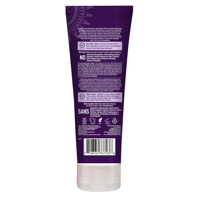 Desert Essence  Shampoo Italian Red Grape  1 Each  8 Oz