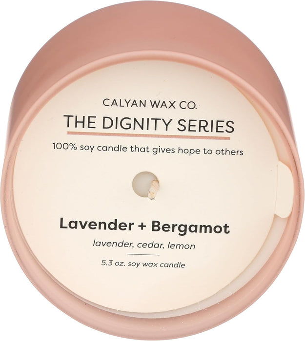 Calyan Wax Co   Lavender + Bergamot Soy Candle   5.3 Oz