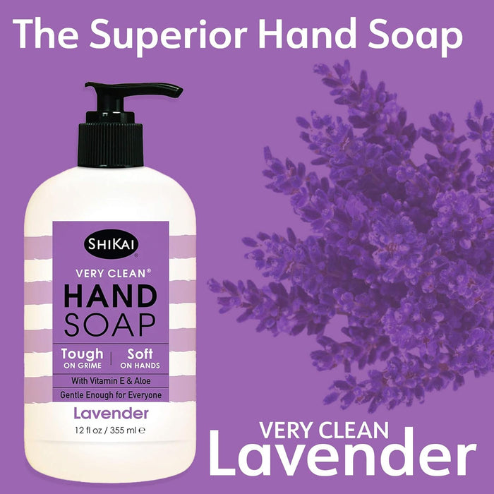 ShiKai Hand Soap Lavender 12 oz