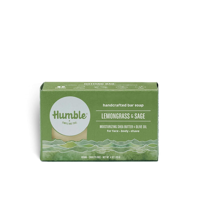 Humble Brands Handcrafted Lemongrass Sage Soap Bar 4 OZ