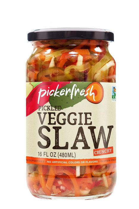 Pickerfresh Pickled Veggie Slaw Crunchy 16 fl oz