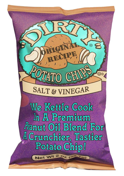 Dirty Potato Chips  Original Recipe Salt And Vinegar Potato Chips  2 Oz