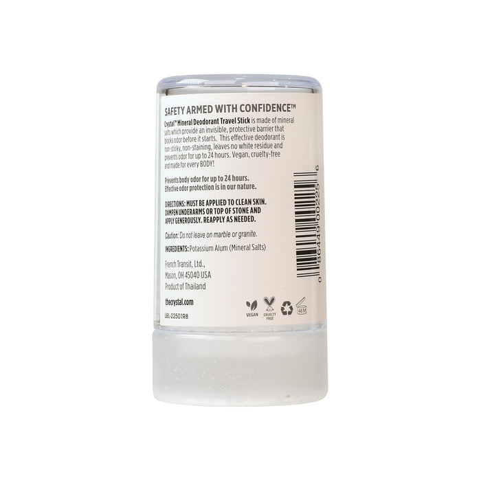 Crystal Unscented Mineral Deodorant Travel Stick 1 Each 1.5 Oz