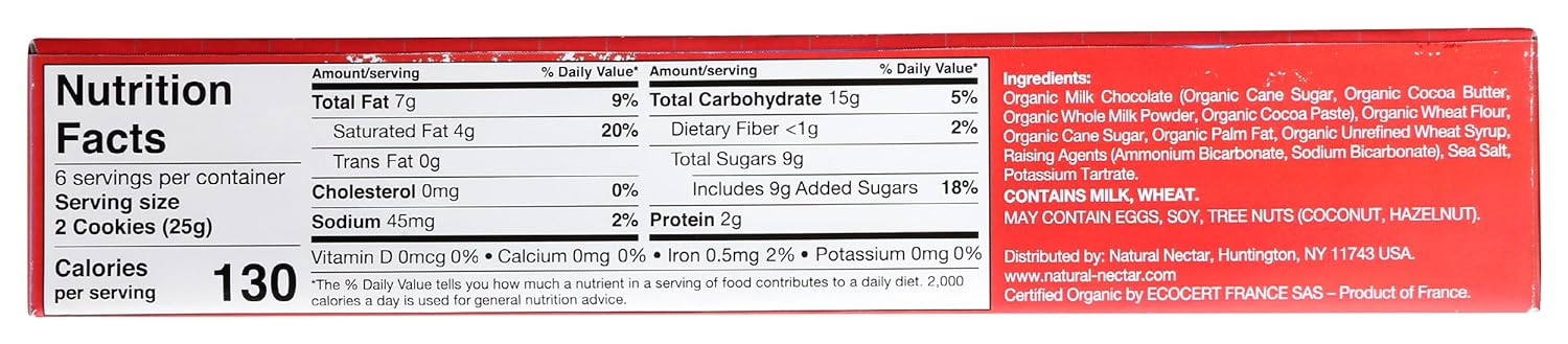 Natural Nectar  Biscuit Petit Milk Choco  5.29 Oz