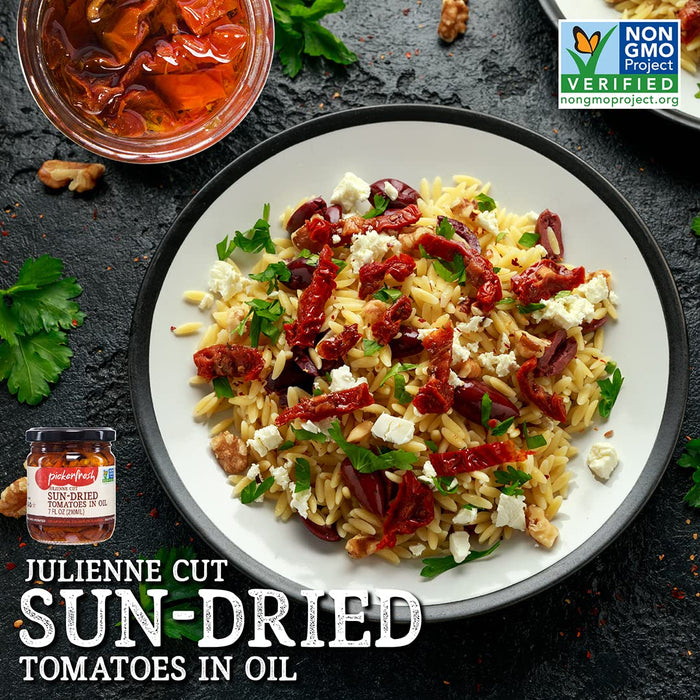 Pickerfresh Sun Dried Tomatoes In Oil Julienne Cut 7 oz