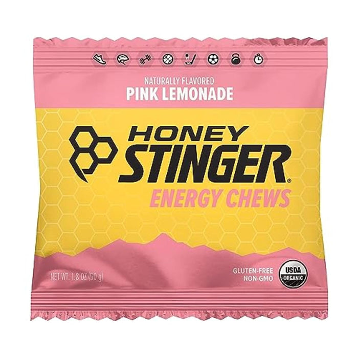 Honey Stinger  Energy Chews Pink Lemonade   1.8 Oz