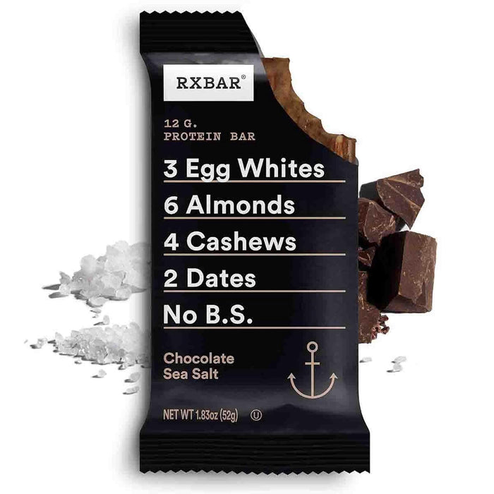 Rxbar  Protein Bars Chocolate Sea Salt   5/1.83 Oz