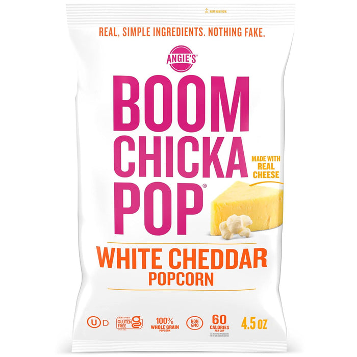 Angie'S  Boom Chicka Pop White Cheddar Pop  4.5 Oz