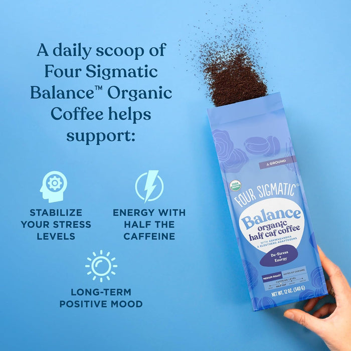 Four Sigmatic  Coffee Adaptogen Ashwagn   12 oz