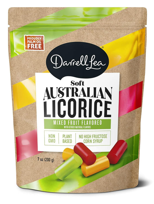 Darrell Lea  Soft Australian Licorice Mixed Fruit Flavors   7 oz