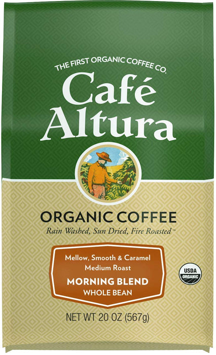 Cafe Altura  Morning Blend Light Roast Organic Bag 1.25 lb