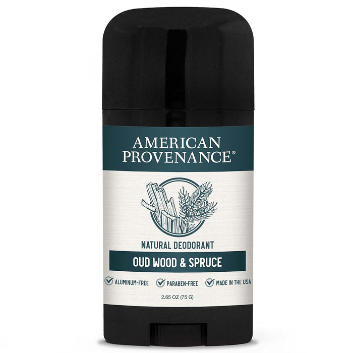 American Provenance Oud Wood And Spruce Natural Deodorant 2.65 Oz