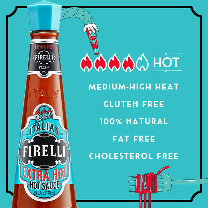 Firelli Hot Sauce Extra Hot 5 oz