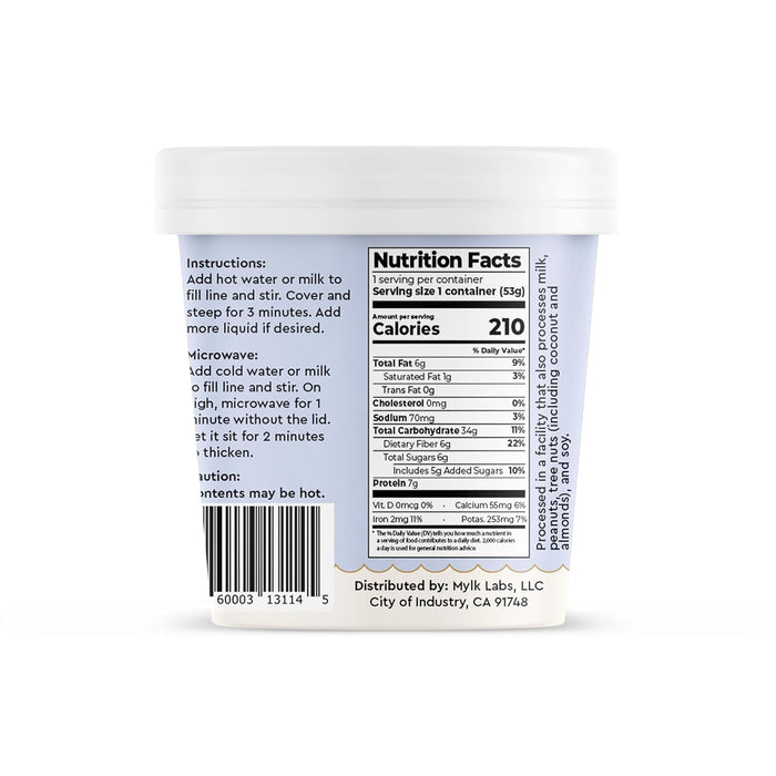 Mylk Labs BOatmeal Cup Banana Nut 1.85 OZ