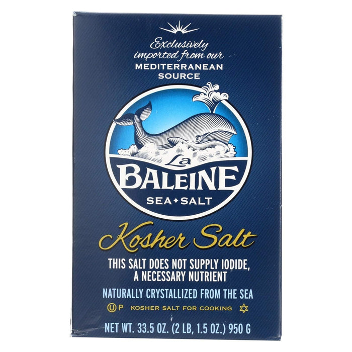 La Baleine  Kosher Sea Salt  33.5 Oz