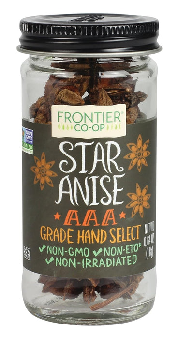 Frontier Nat Prod Co-Op  Selected Grade Star Anise  1 Each  0.46 Oz