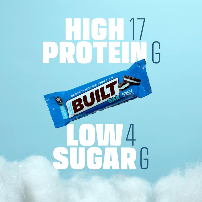 Built Brands Protein Bar Cookies N Cream 1.73 OZ