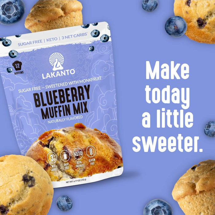 Lakanto  Sugar Free Muffin Mix Blueberry   6.77 Oz