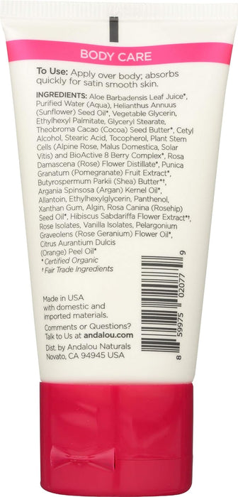 Andalou Naturals Lotion 1000 Roses 1.7 Oz