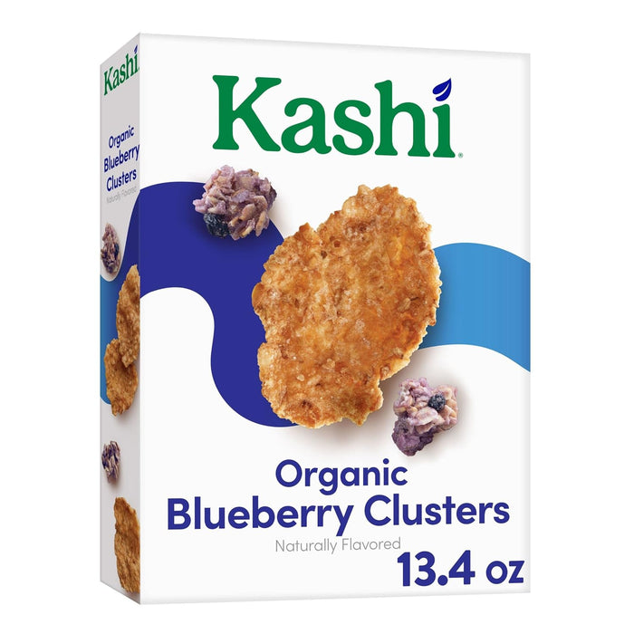 Kashi  Organic Heart To Heart Oat Flakes & Blueberry Clusters   13.4 Oz