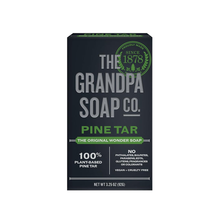 The Grandpa Soap Co.  The Original Pine Tar Bar Soap  1 Each  3.25 Oz