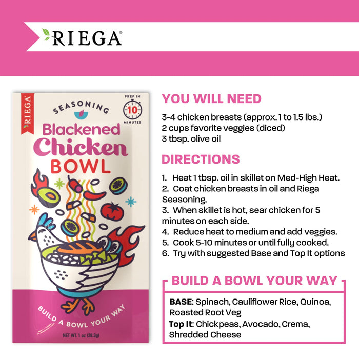 Riega Foods Chicken Bowl Seasoning 1 OZ