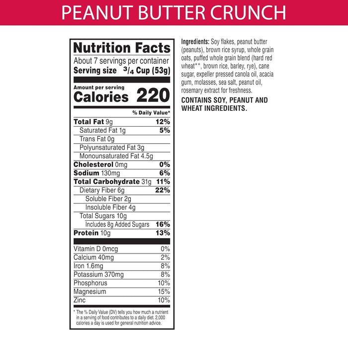 Kashi  Go Crush Cereal Peanut Butter   13.2 Oz