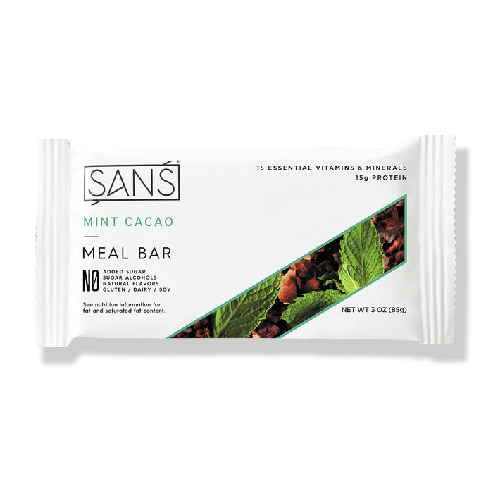 Sans  Meal Bar Mint Cacao   3 Oz